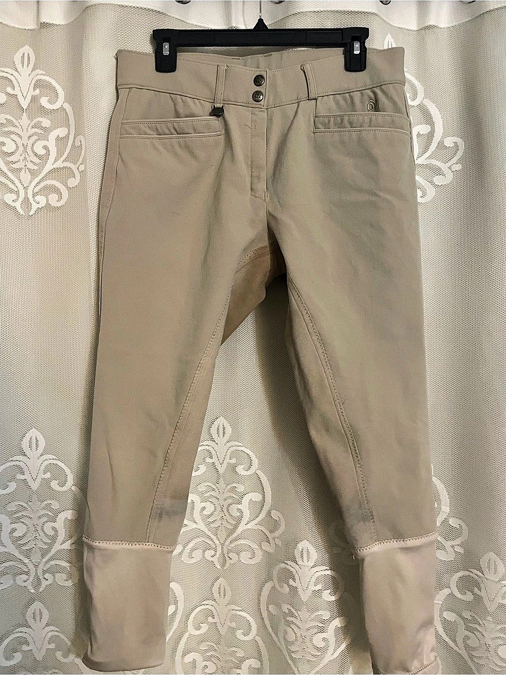 Ovation Full Seat Tan Riding Breeches Size 32 Mid Rise